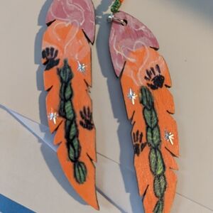 Hand-painted Every Child Matters Earrings